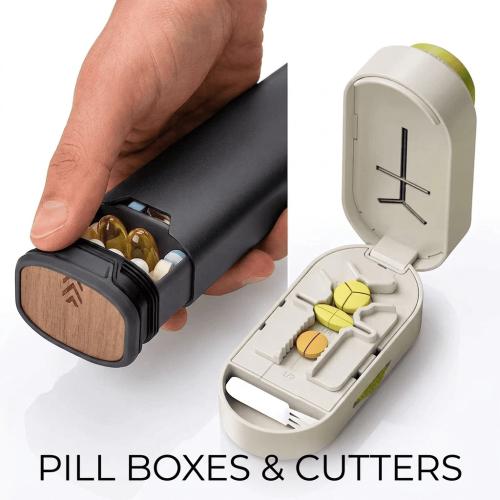 Pill Cases and Pill Cutters